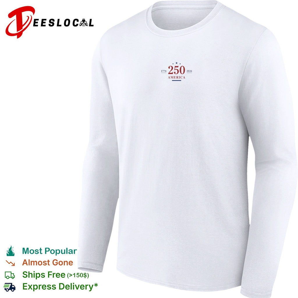 America 250th anniversary 1776 2026 minimalist shirt