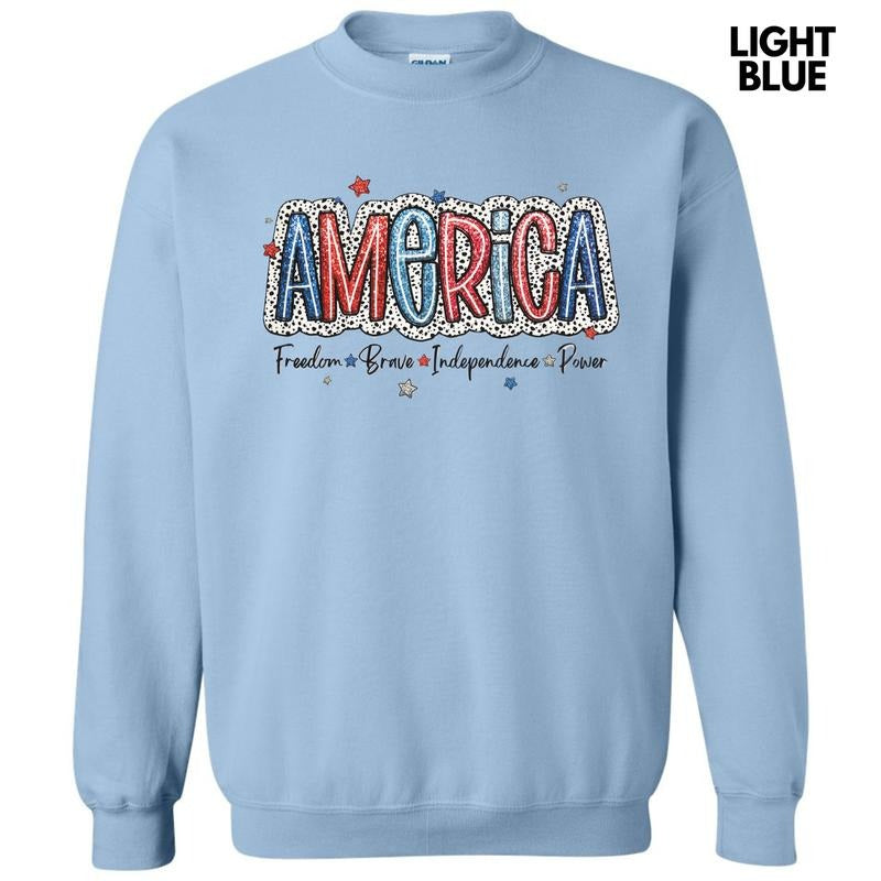 America Dalmatian Dots Sweatshirt T-Shirts, Hoodie | CiraTrend.com