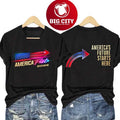 America Fest 2025 America’s Future Starts Here Two Sided Shirt
