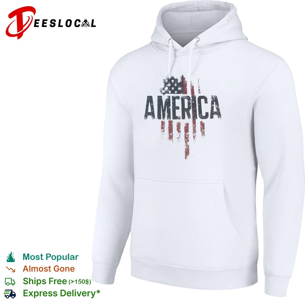 America US flag stars shirt
