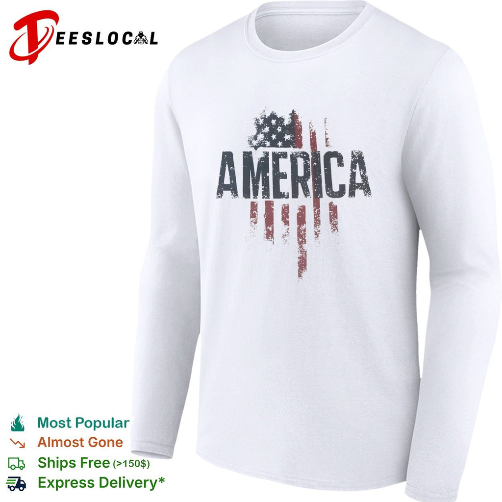 America US flag stars shirt