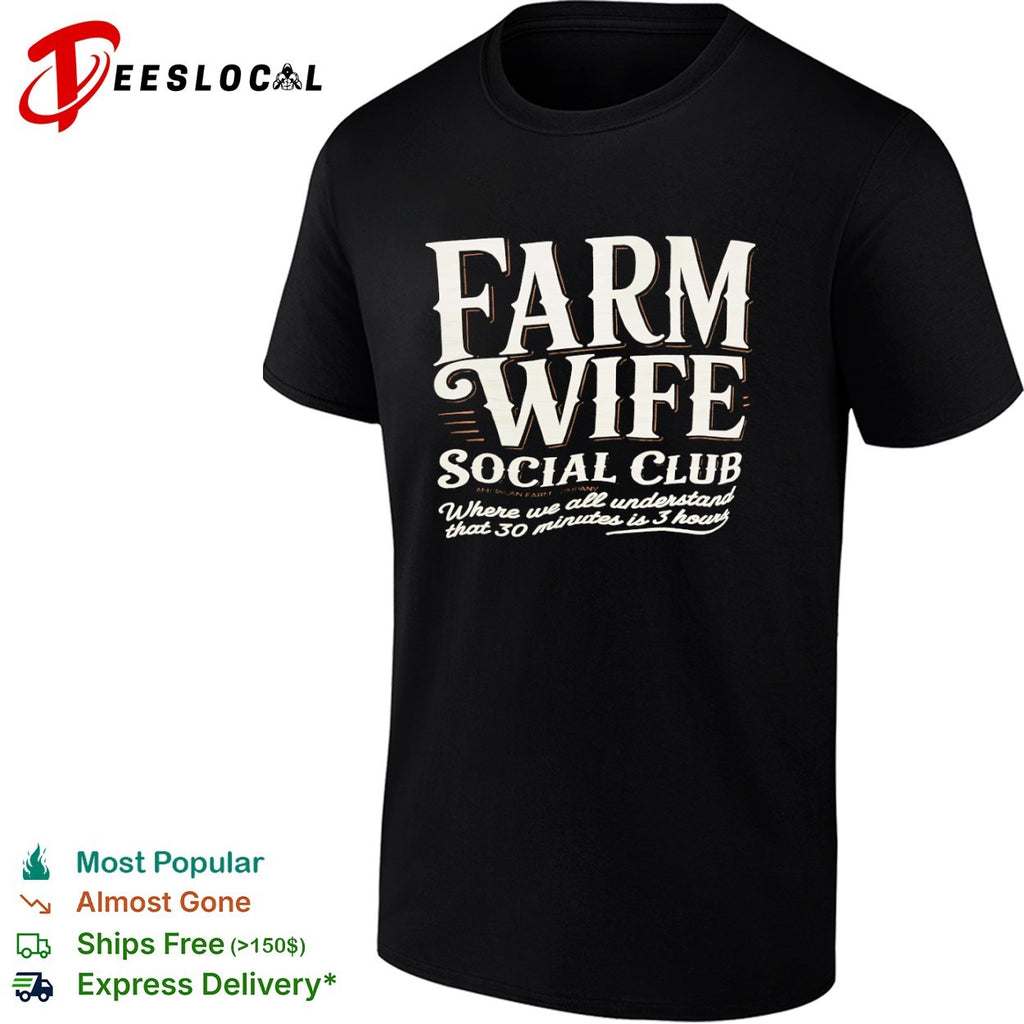 American Farm Company farm wife social club shirt