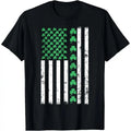 American Flag Shamrocks St Patricks Day Vintage Irish USA T-Shirt made in USA Hoodie, Sweatshirt | CiraTrend.com