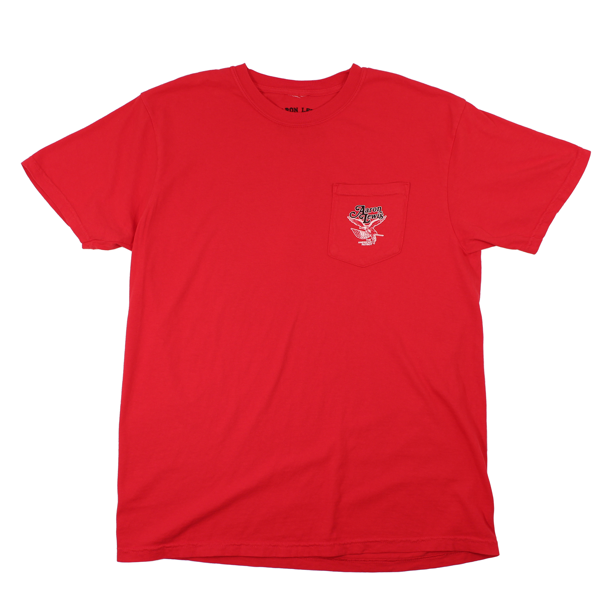Aaron Lewis The American Patriot Pocket Tour Mens T Shirt Red Hoodie, Sweatshirt | CiraTrend.com (Image 1)