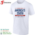 America’s 250th let freedom ring July 4 1776 shirt