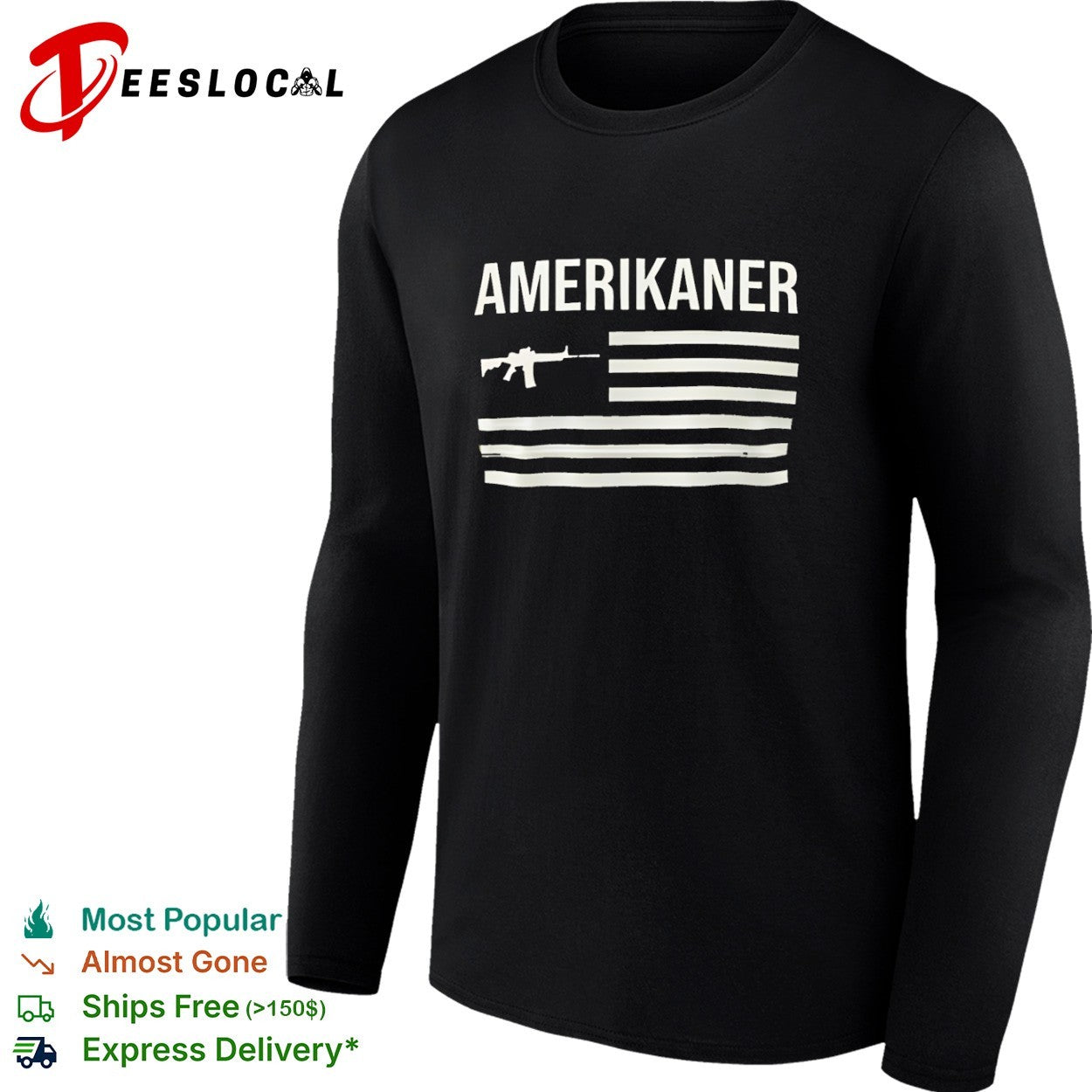 Amerikaner Rifle Flag American shirt
