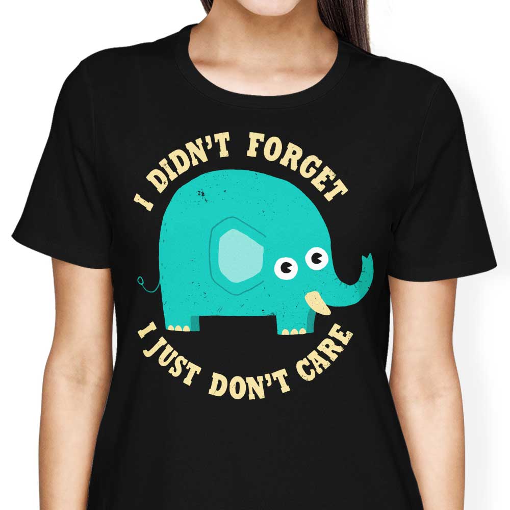 An Elephant Never Cares - Women's Apparel T-Shirts, Hoodie, Sweatshirt | CiraTrend.com (Image 4)