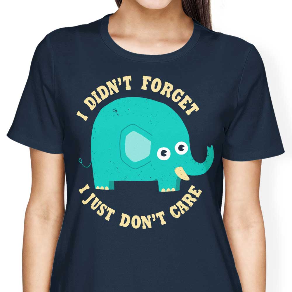 An Elephant Never Cares - Women's Apparel T-Shirts, Hoodie, Sweatshirt | CiraTrend.com (Image 3)