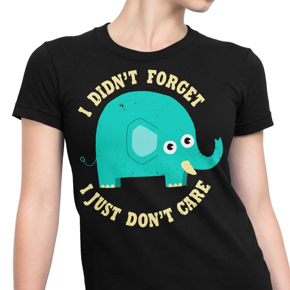 An Elephant Never Cares - Women's Apparel T-Shirts, Hoodie, Sweatshirt | CiraTrend.com (Image 5)