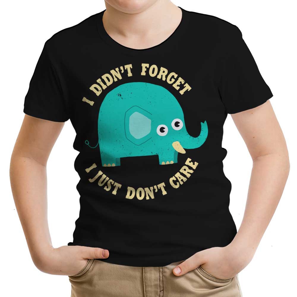 An Elephant Never Cares - Youth Apparel T-Shirts, Hoodie, Sweatshirt | CiraTrend.com (Image 3)