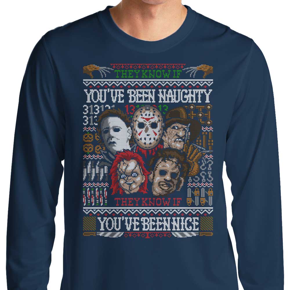 An Ugly Slasher Sweater - Long Sleeve T-Shirt Hoodie, Sweatshirt | CiraTrend.com (Image 3)