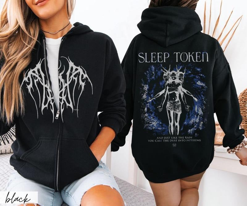 And Just Like The Rain ... Sleep Token Unisex ZIP Hoodie, Gift for fans Womenswear T-Shirts, Sweatshirt | CiraTrend.com