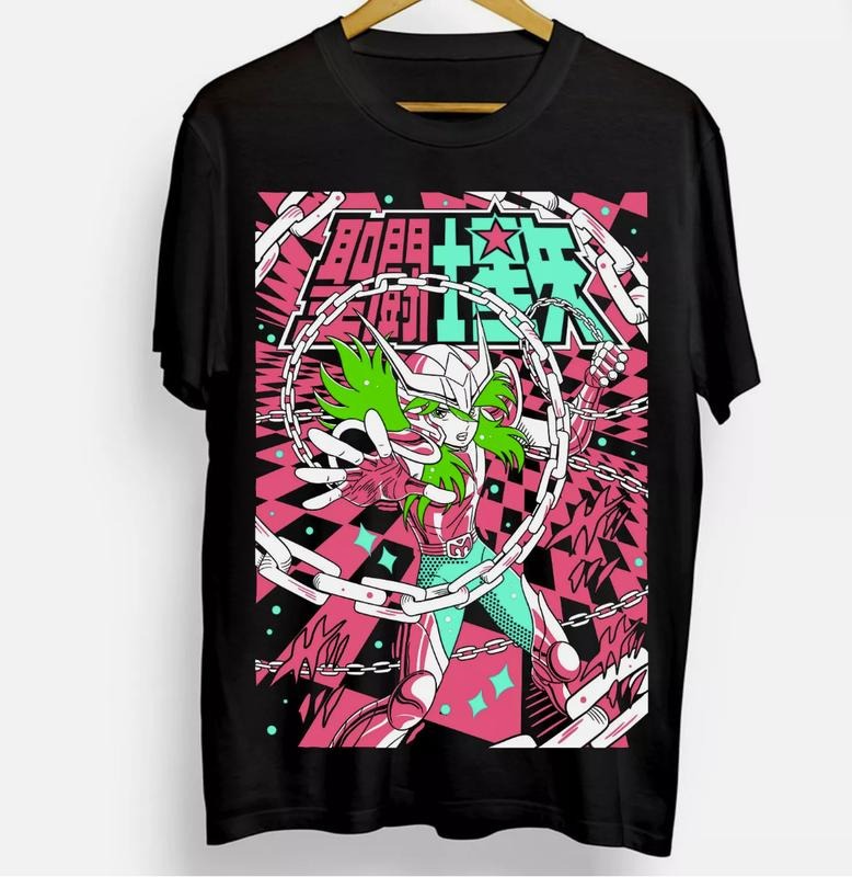 Andromeda Shun T-Shirt saint Seiya,Ikki,Sienna,Nero,Cosmo,Anime Shirt All Sizestyle{n002}2 Hoodie, Sweatshirt | CiraTrend.com