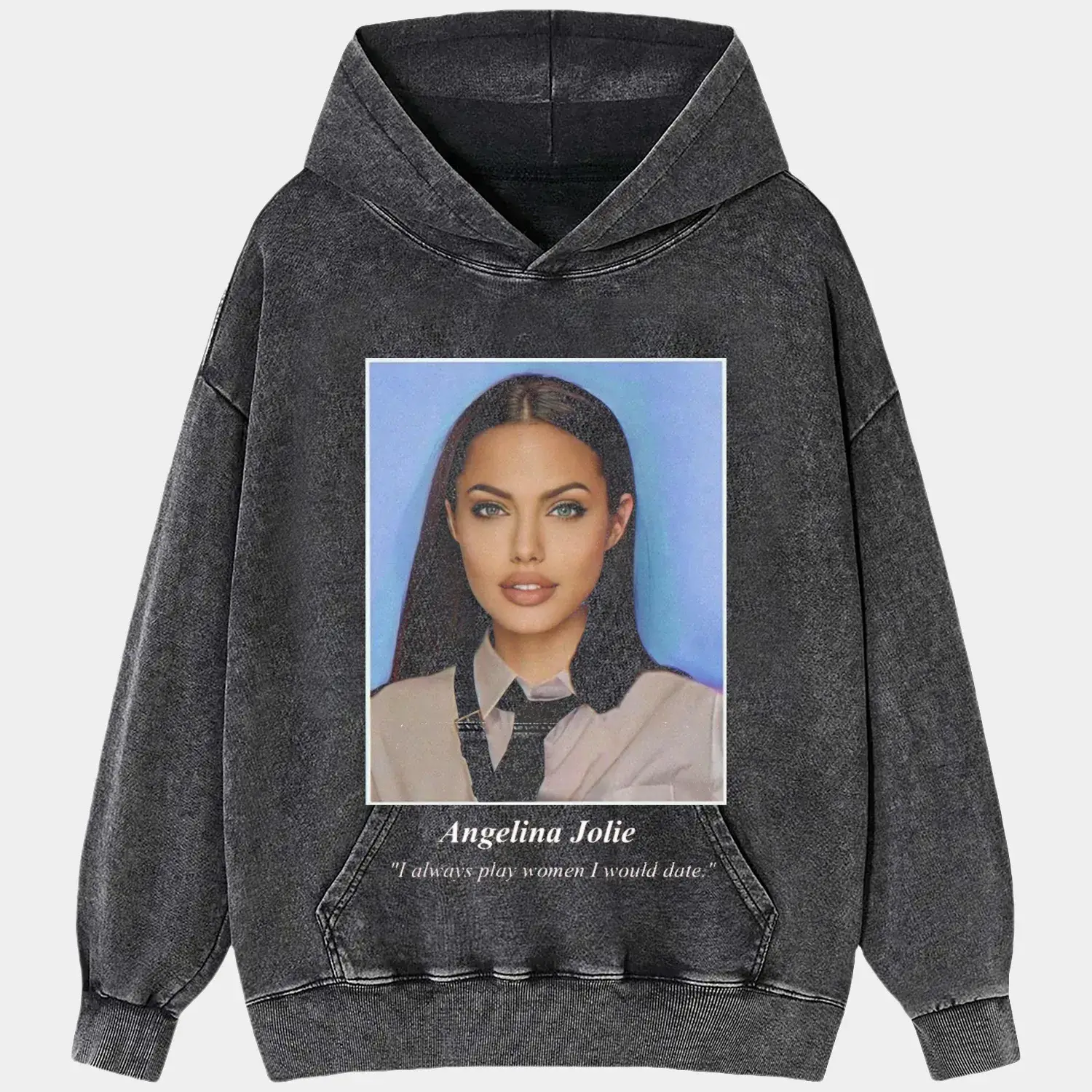 Angelina Jolie School Tee Hoodie, Sweatshirt | CiraTrend.com (Image 2)