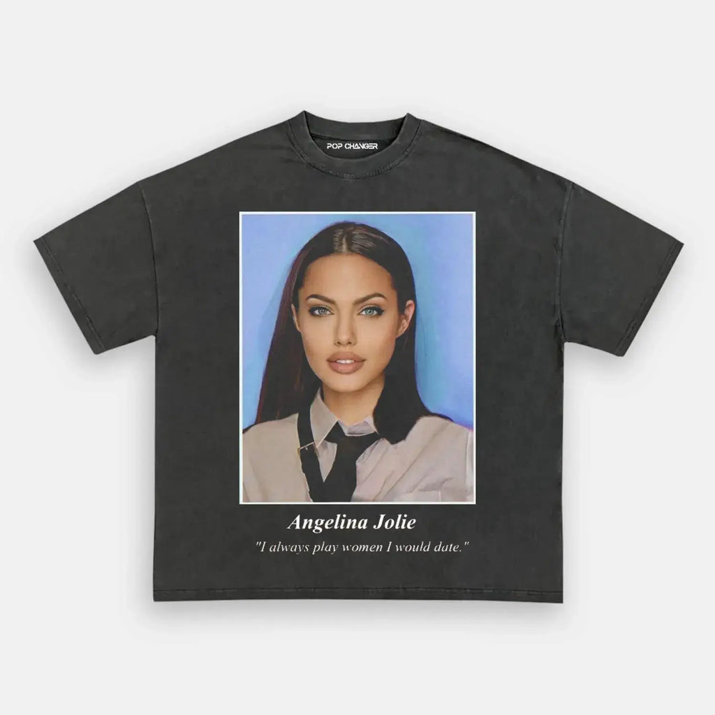 Angelina Jolie School Tee Hoodie, Sweatshirt | CiraTrend.com (Image 4)