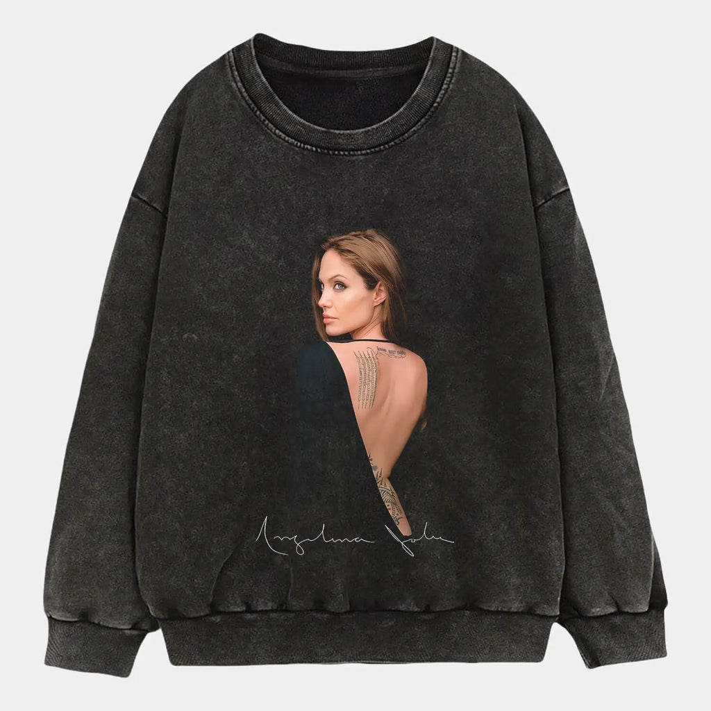 Angelina Jolie V2 TEE Hoodie, Sweatshirt | CiraTrend.com (Image 3)