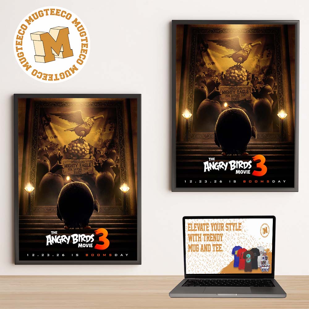 Angry Birds 3 Booms Day Movie Poster On December 23 2026 Home Decor Poster Canvas