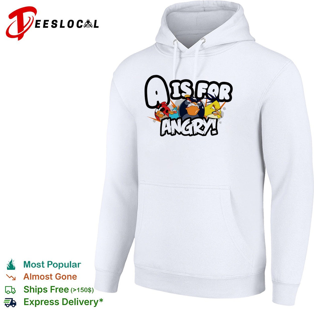 Angry Birds game characters a is for shirt