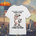 Angry cow one thing I hate more than a liar is a liar that thinks I’m dumb shirt
