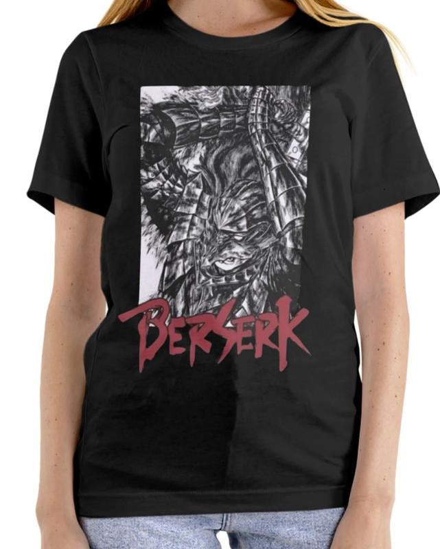 Anime Vintage Special T-shirt Unisex, Anime Manga Shirt, Anime Shirt, Black Swordsman, Manga Shirt, Japan,Skull Knight,...