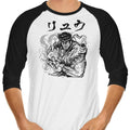 Ansatsuken Copia - 3/4 Sleeve Raglan T-Shirt Hoodie, Sweatshirt | CiraTrend.com (Image 1)
