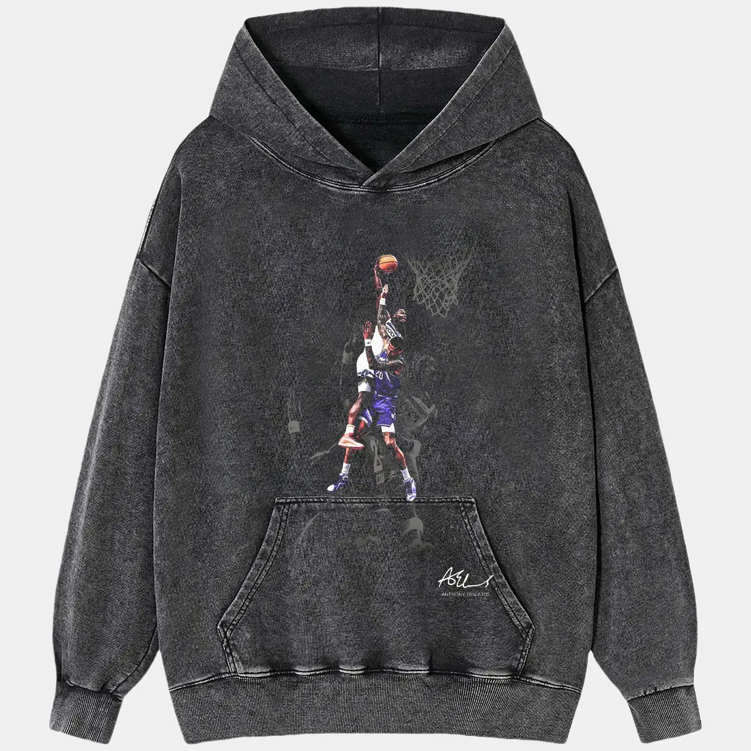 Anthony Edwards 'Dunk on John Collins' Tee Hoodie, Sweatshirt | CiraTrend.com (Image 2)