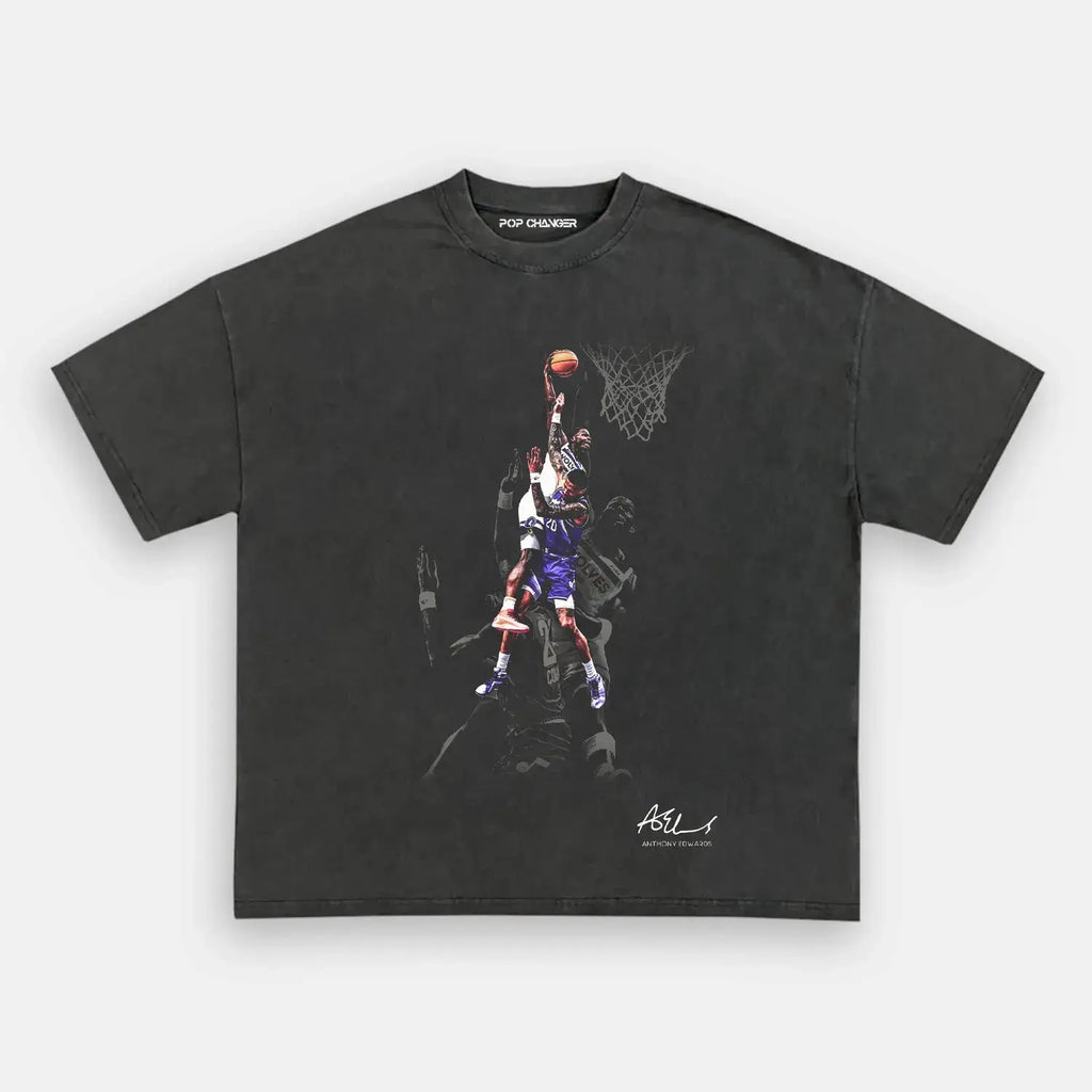 Anthony Edwards 'Dunk on John Collins' Tee Hoodie, Sweatshirt | CiraTrend.com (Image 4)
