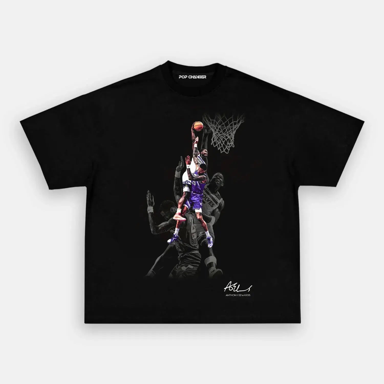Anthony Edwards 'Dunk on John Collins' Tee Hoodie, Sweatshirt | CiraTrend.com (Image 5)