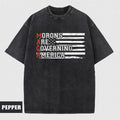 Anti MAGA Anti Trump Shirt, Morons Are Governing America, Anti Maga Liberal Political Shirt, Political Statement Shirt...
