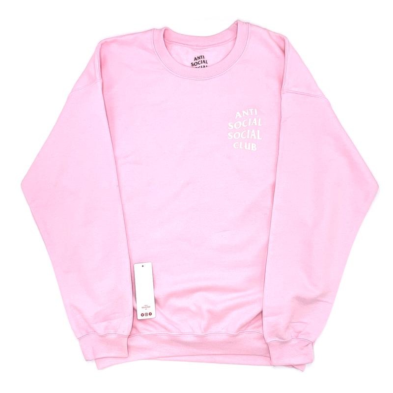 Anti Social Social Club Know You Better Crewneck Pink (ASSW369) Men's Size M-XL T-Shirts, Hoodie, Sweatshirt | CiraTrend.com