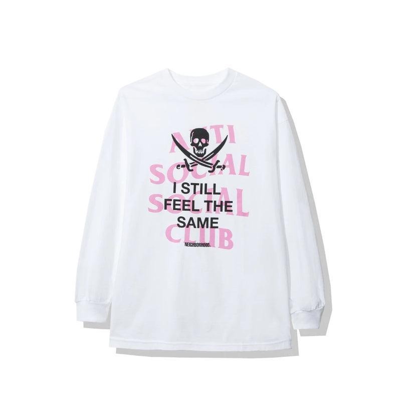 Antisocial Social Club X NEIGHBORHOOD BLACK JACK LONG SLEEVE WHITE TEE Hoodie, Sweatshirt | CiraTrend.com