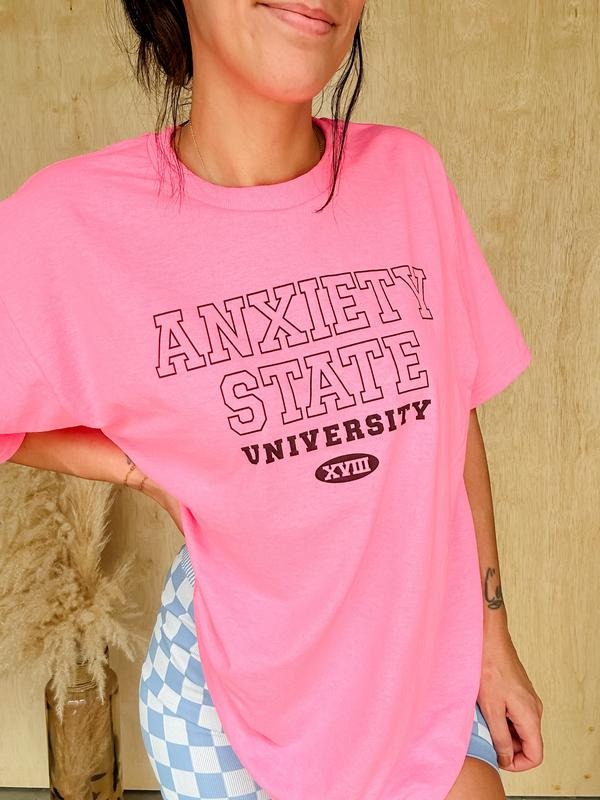 Anxiety State Graphic Tee Hoodie, Sweatshirt | CiraTrend.com