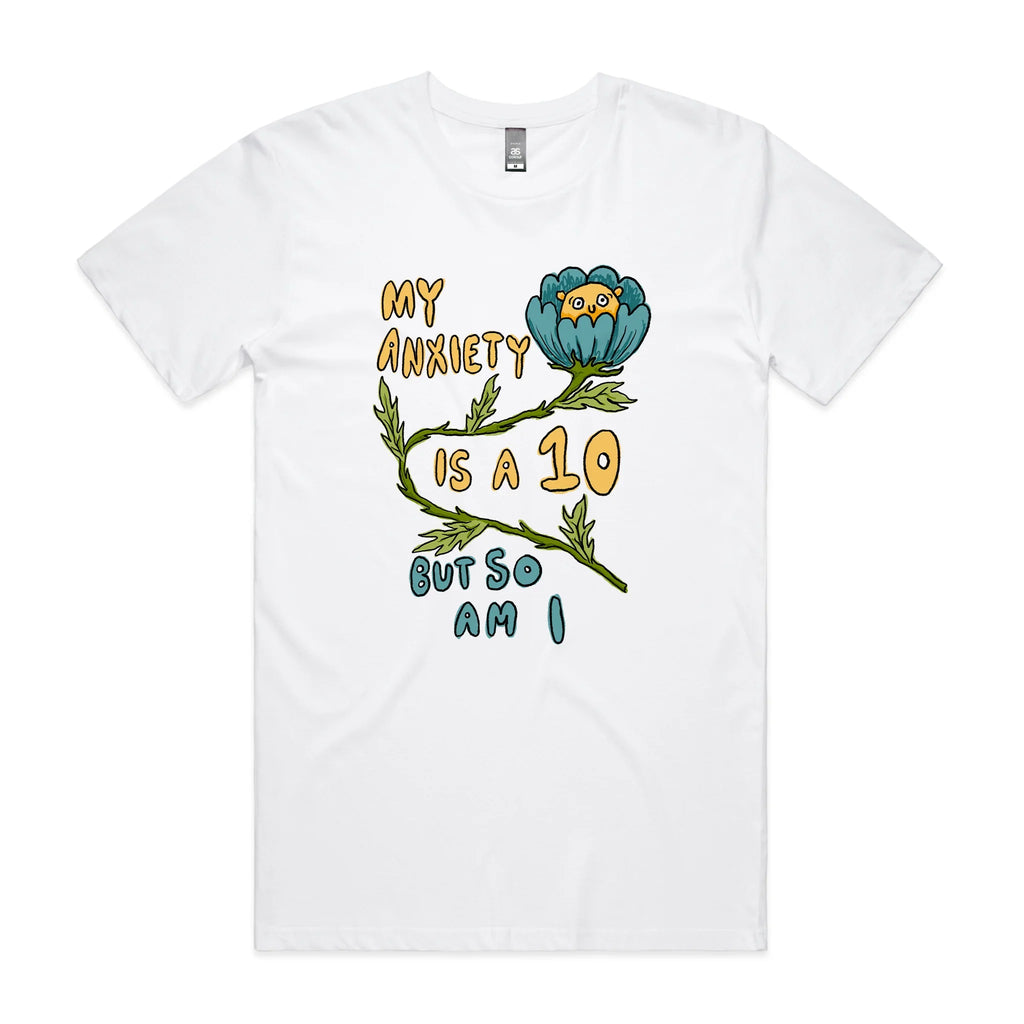 Anxiety Is A 10 Tee Hoodie, Sweatshirt | CiraTrend.com (Image 1)