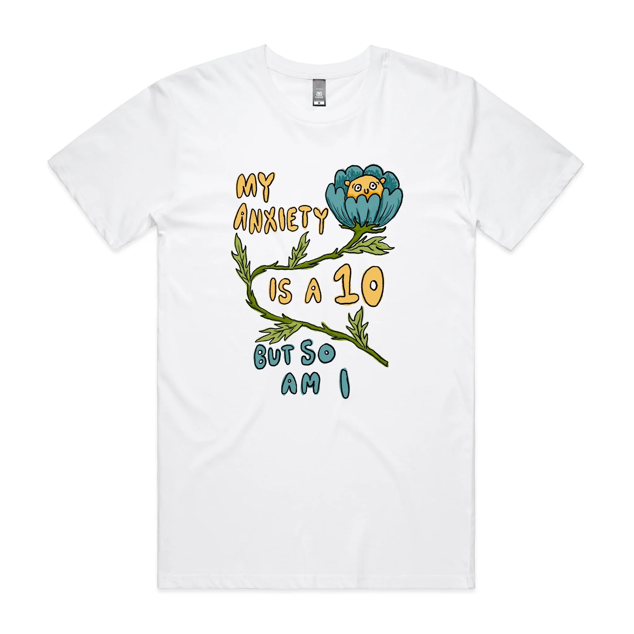 Anxiety Is A 10 Tee Hoodie, Sweatshirt | CiraTrend.com (Image 1)