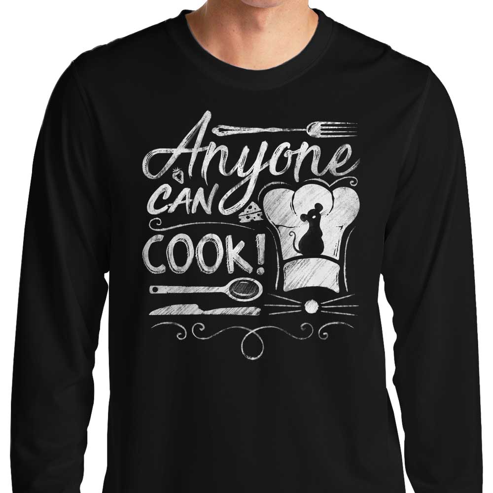 Anyone Can Cook - Long Sleeve T-Shirt Hoodie, Sweatshirt | CiraTrend.com (Image 1)