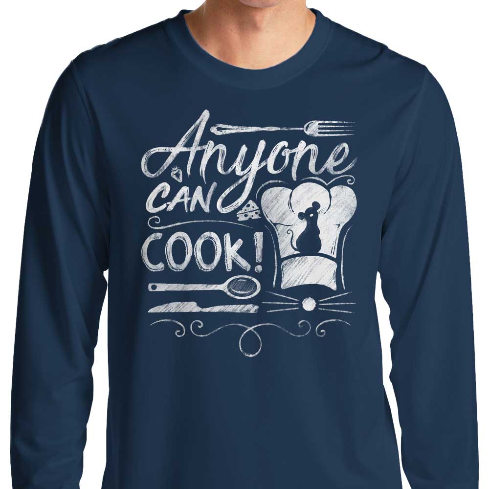 Anyone Can Cook - Long Sleeve T-Shirt Hoodie, Sweatshirt | CiraTrend.com (Image 3)