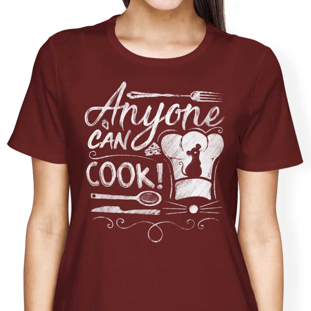 Anyone Can Cook - Women's Apparel T-Shirts, Hoodie, Sweatshirt | CiraTrend.com (Image 5)