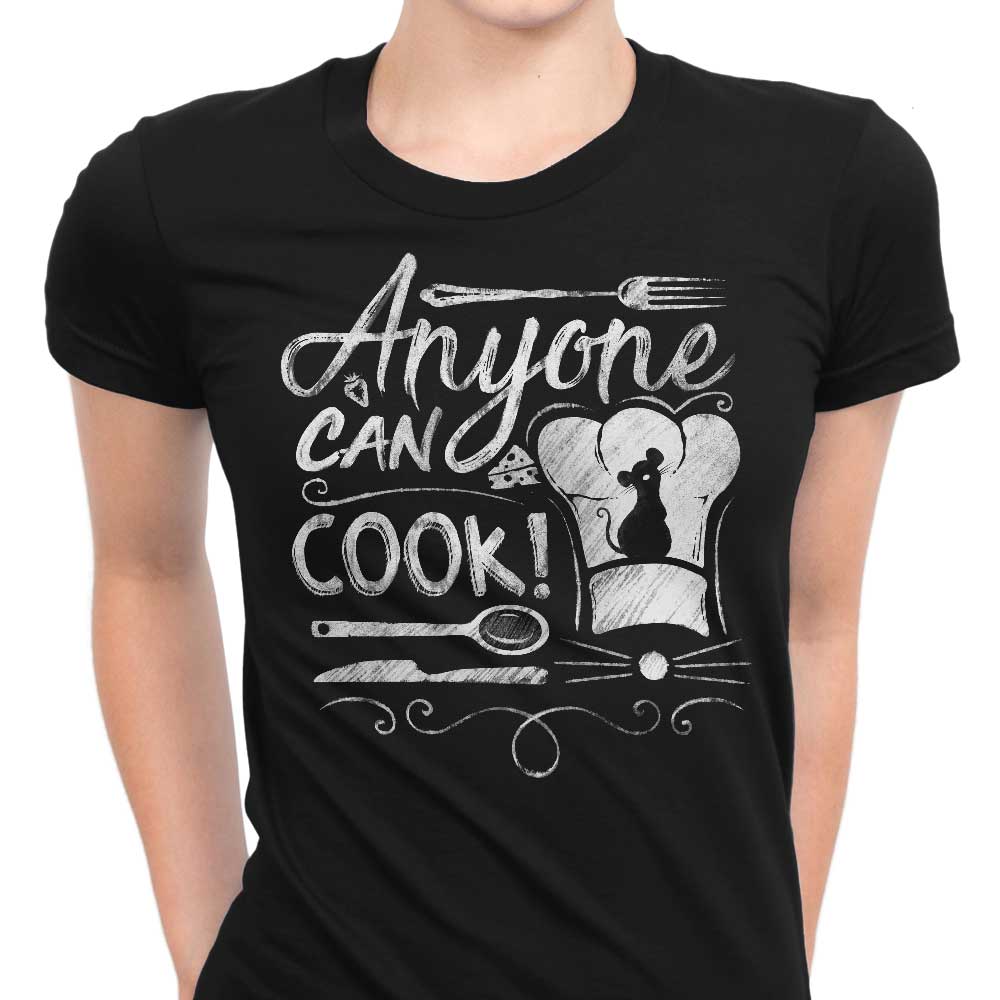 Anyone Can Cook - Women's Apparel T-Shirts, Hoodie, Sweatshirt | CiraTrend.com (Image 1)
