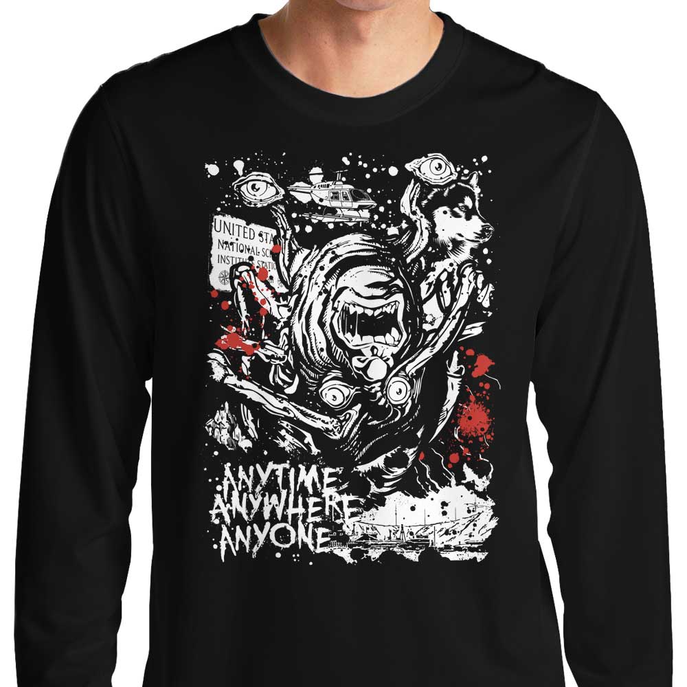Anytime, Anywhere, Anyone - Long Sleeve T-Shirt Hoodie, Sweatshirt | CiraTrend.com (Image 1)