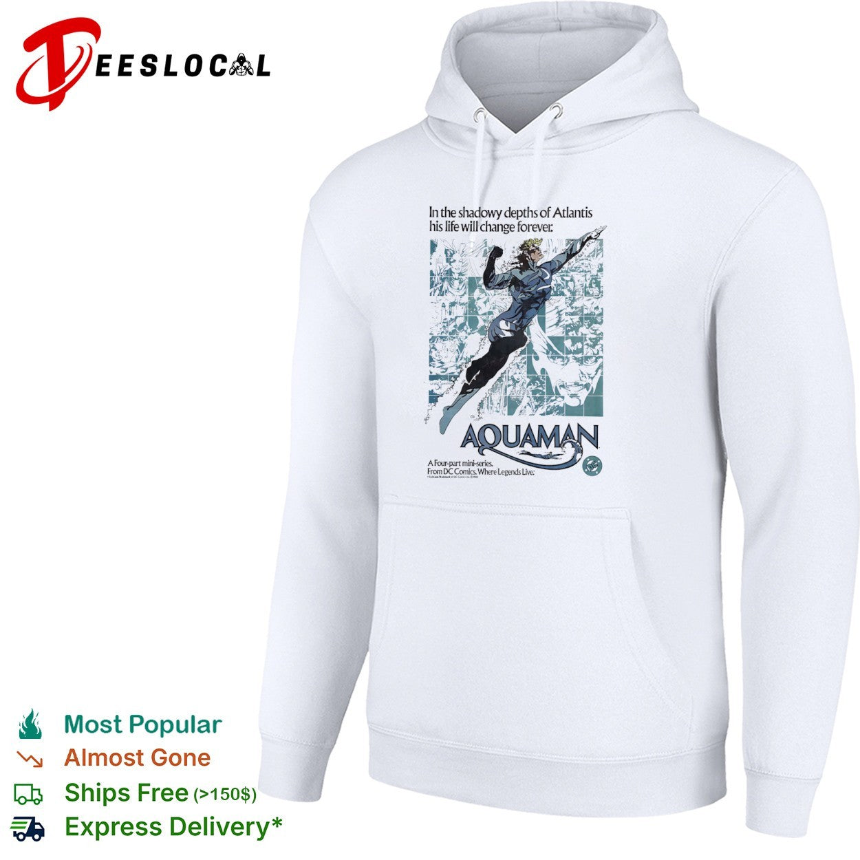 Aquaman In the shadowy depths of Atlantis his life will change forever shirt