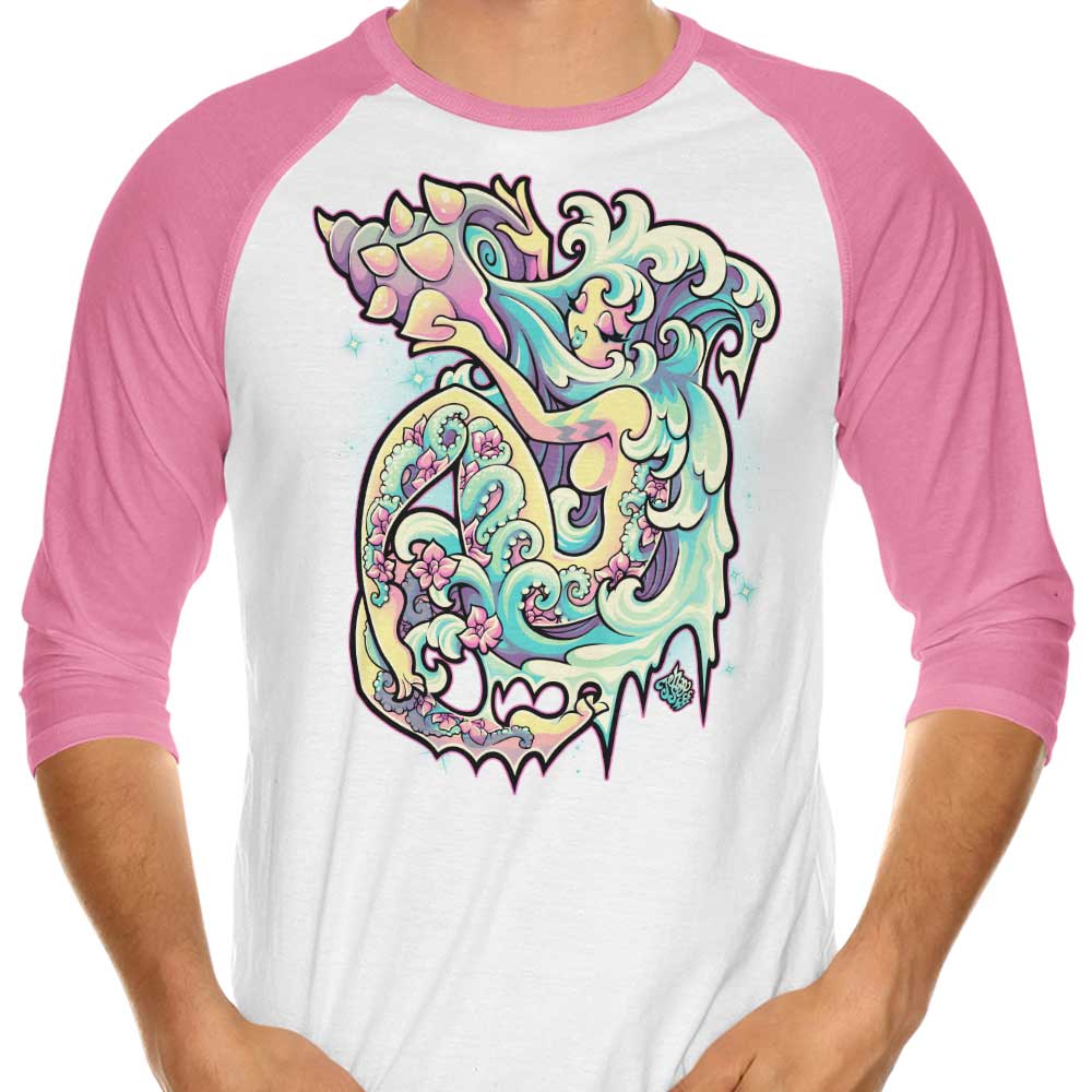 Aquarius - 3/4 Sleeve Raglan T-Shirt Hoodie, Sweatshirt | CiraTrend.com (Image 3)
