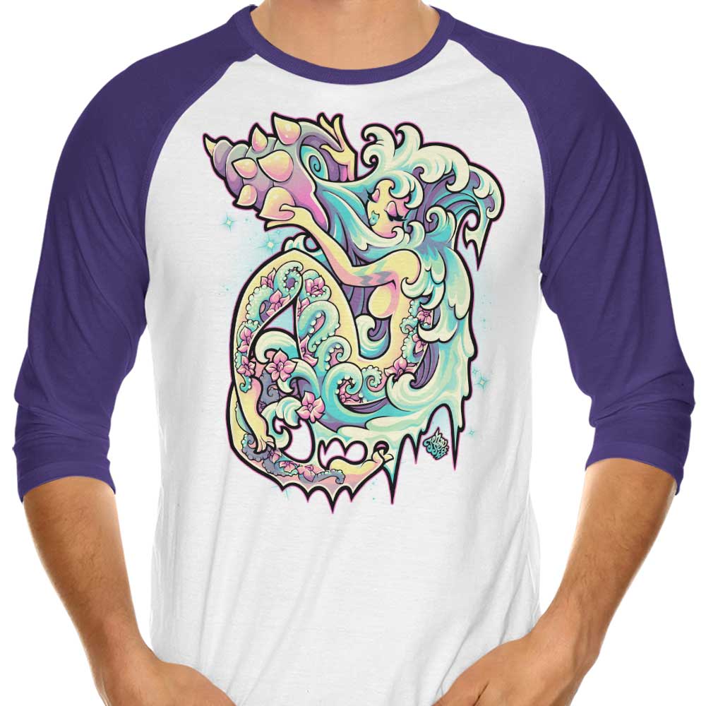 Aquarius - 3/4 Sleeve Raglan T-Shirt Hoodie, Sweatshirt | CiraTrend.com (Image 1)