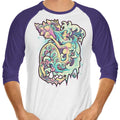 Aquarius - 3/4 Sleeve Raglan T-Shirt Hoodie, Sweatshirt | CiraTrend.com (Image 1)