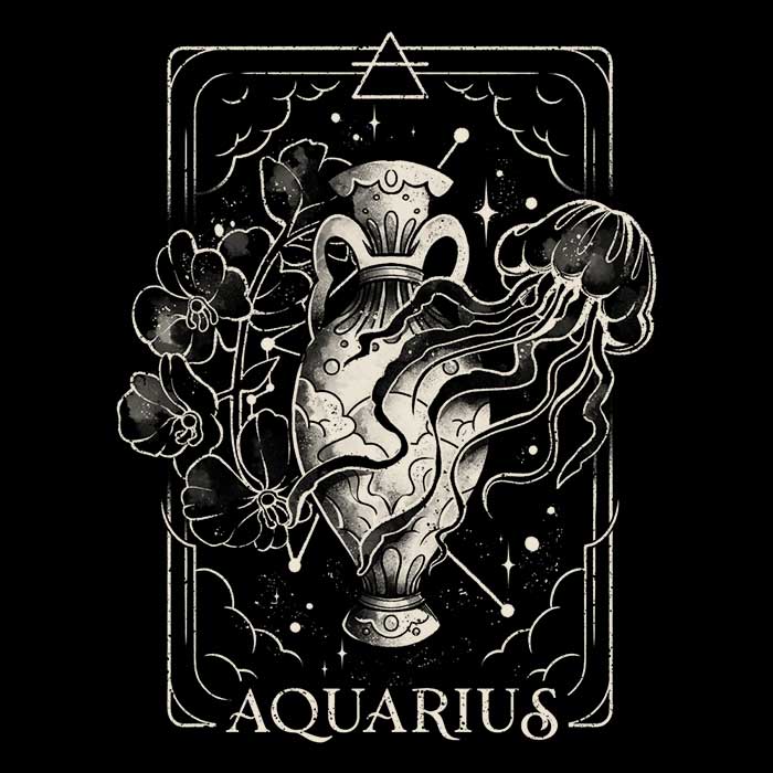 Aquarius (Edu.Ely) - Sweatshirt T-Shirts, Hoodie | CiraTrend.com (Image 2)