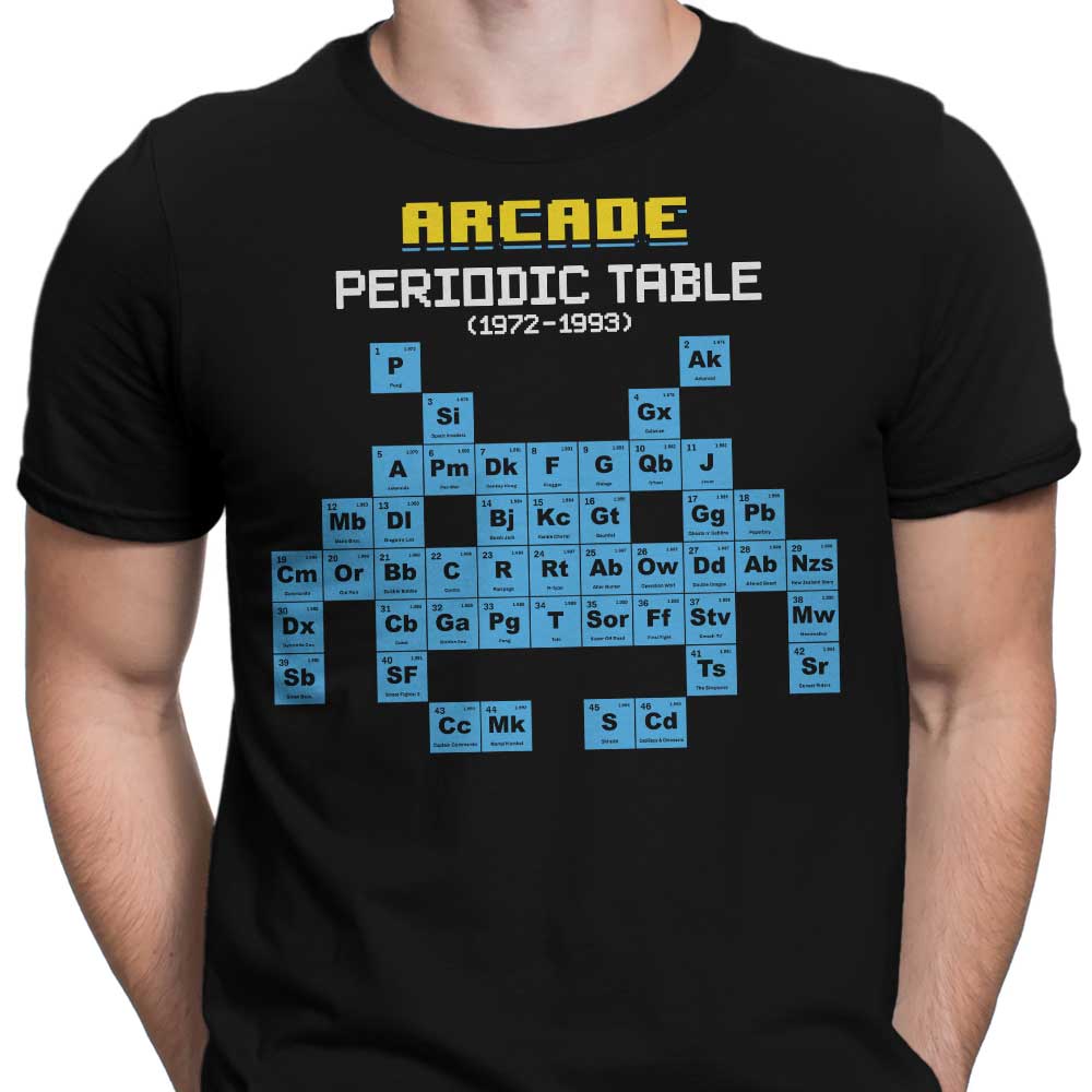 Arcade Periodic Table - Men's Apparel T-Shirts, Hoodie, Sweatshirt | CiraTrend.com (Image 3)