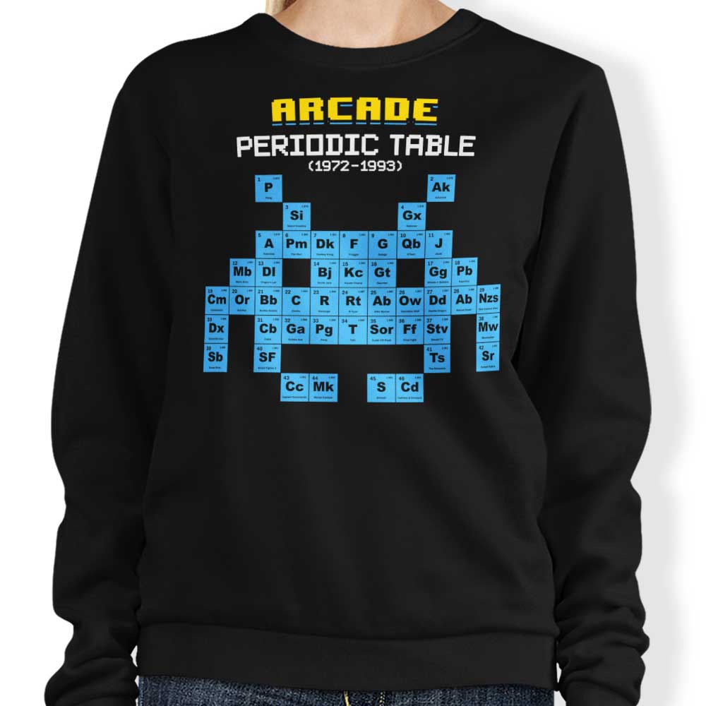Arcade Periodic Table - Sweatshirt T-Shirts, Hoodie | CiraTrend.com (Image 1)