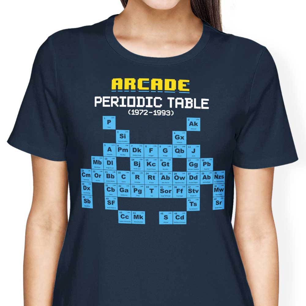 Arcade Periodic Table - Women's Apparel T-Shirts, Hoodie, Sweatshirt | CiraTrend.com (Image 2)