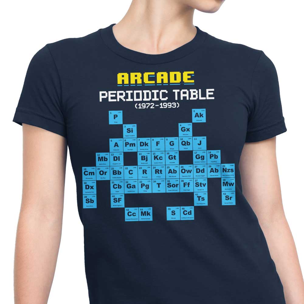 Arcade Periodic Table - Women's Apparel T-Shirts, Hoodie, Sweatshirt | CiraTrend.com (Image 4)
