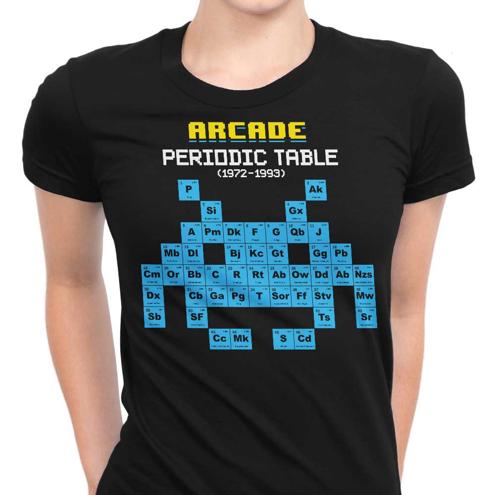 Arcade Periodic Table - Women's Apparel T-Shirts, Hoodie, Sweatshirt | CiraTrend.com (Image 3)