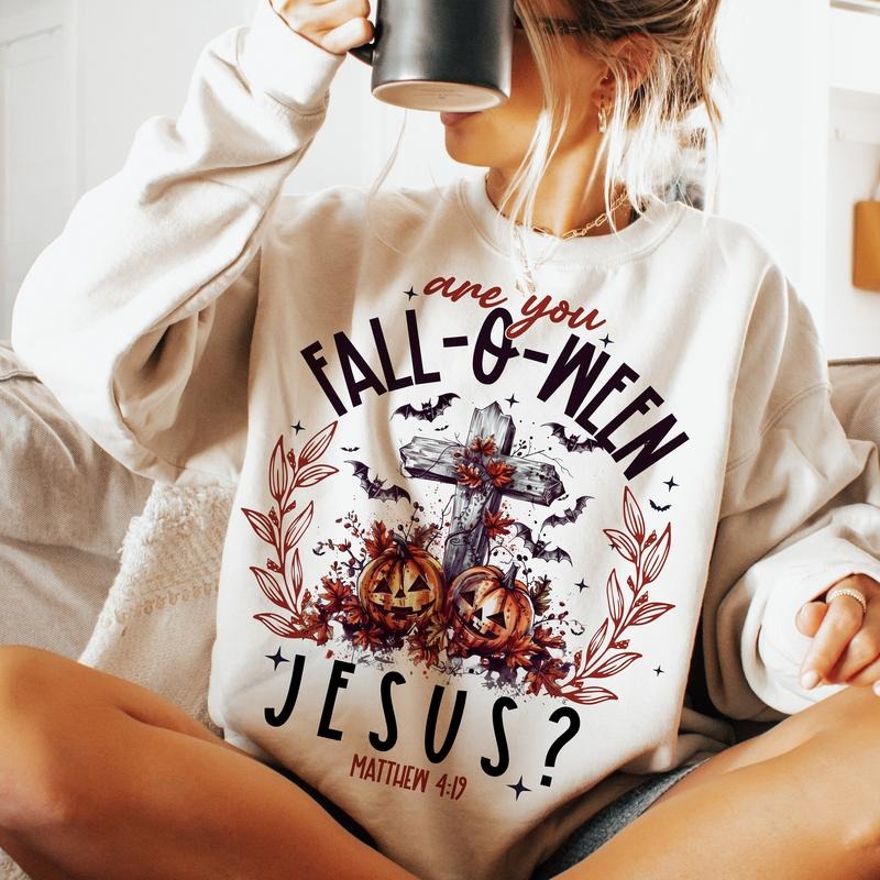 Are You Fall-O-Ween Jesus | Christian Halloween | Pumpkin | Trendy Fall Design T-Shirts, Hoodie, Sweatshirt | CiraTrend.com
